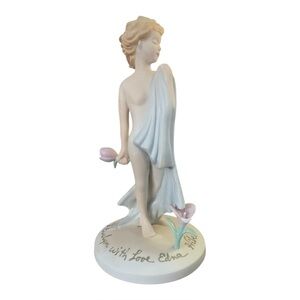 Edna HIBEL Statue Figurine 1986 Ltd Ed #143,  I Bring Love Signed Porcelain NICE